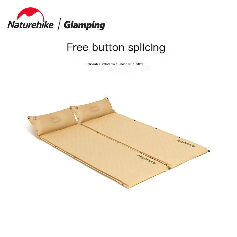 Naturehike D01 Extended Inflatable Sleeping Pad with Pillow