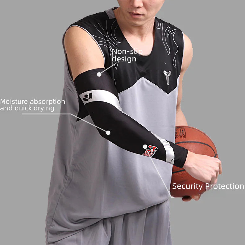 Outdoor Long Basketball Arm Sleeve for Sports and Fitness