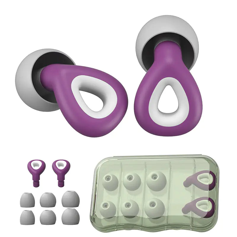 Silicone Noise-Canceling Earplugs for Sleep & Swim