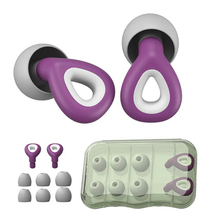 Silicone Noise-Canceling Earplugs for Sleep & Swim