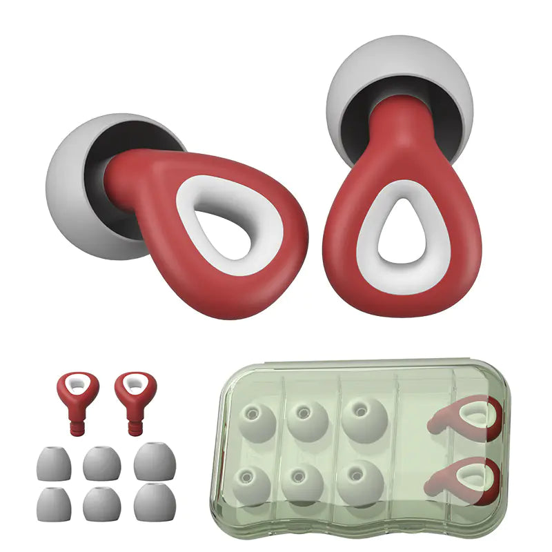 Silicone Noise-Canceling Earplugs for Sleep & Swim