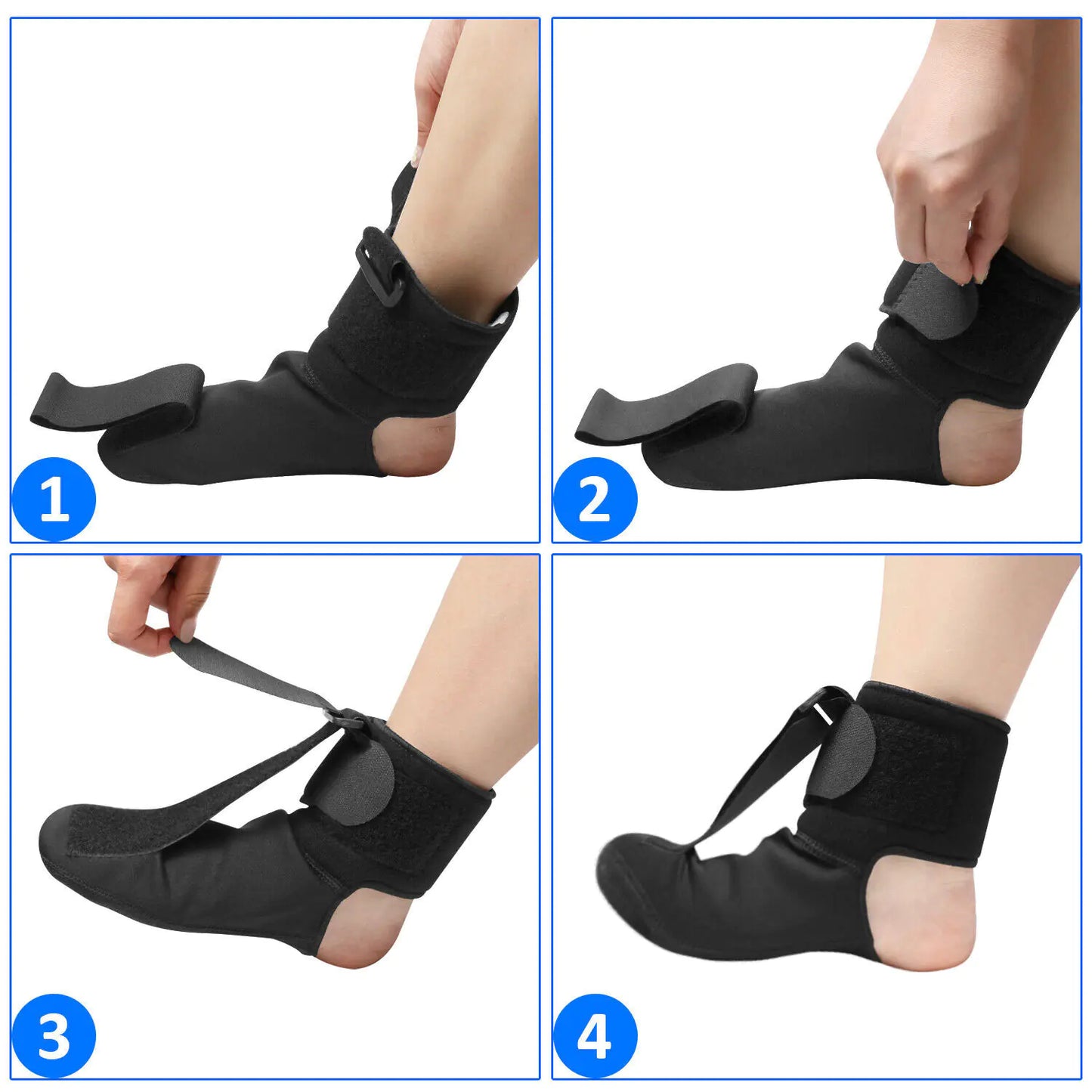 Cross-Border Foot Drop Orthotic Training Strap and Support