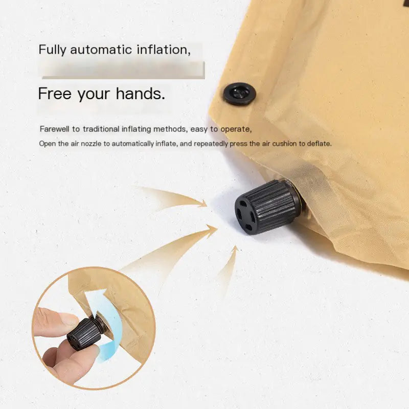 Naturehike D01 Extended Inflatable Sleeping Pad with Pillow