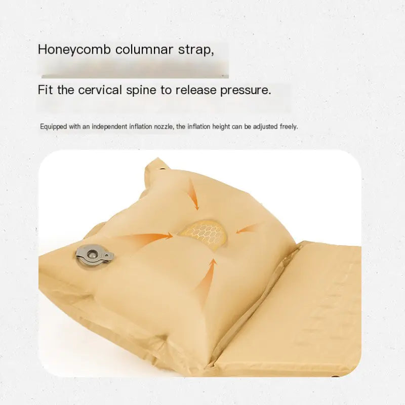 Naturehike D01 Extended Inflatable Sleeping Pad with Pillow